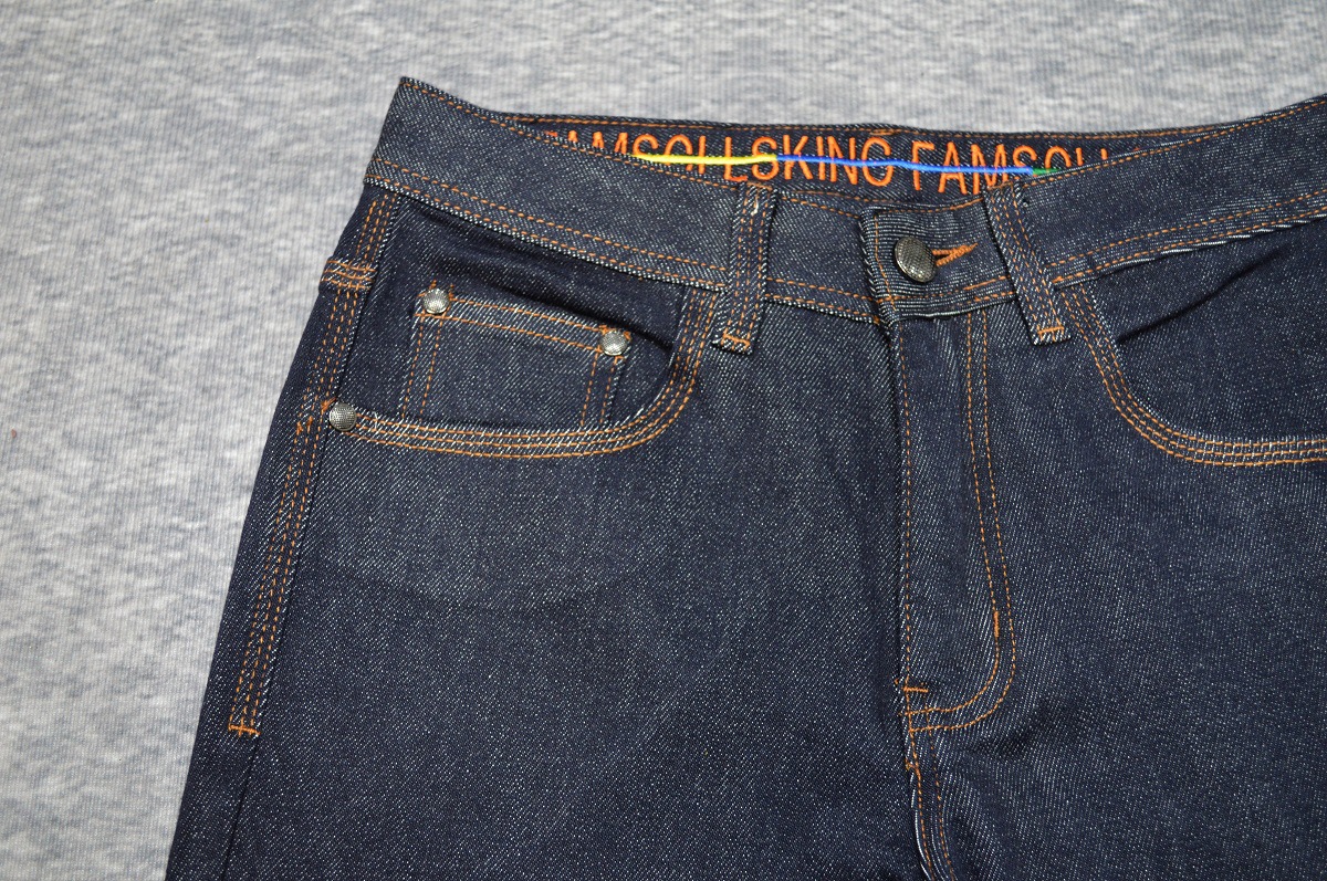 New trendy dark jeans for men in autumn and winter, a fresh and stylish stretch straight long pants for young men pic 13