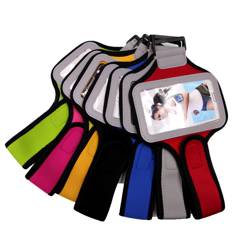 Mobile phone arm bag and arm strap, ultra-thin waterproof SBr universal PVC touch screen with LOGO printing pic 1