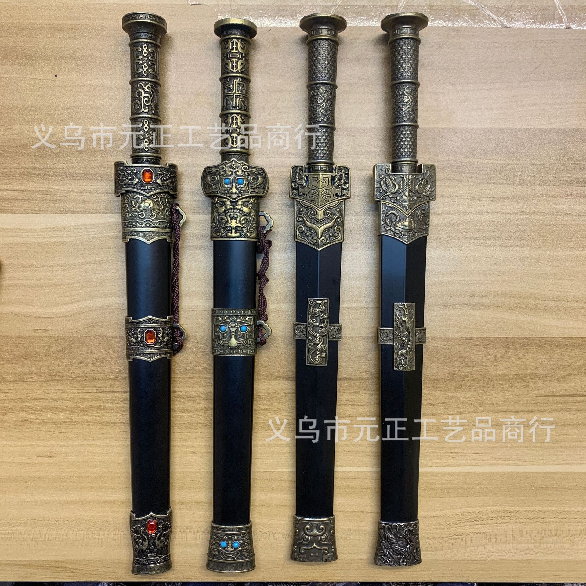 龙泉飞龙堂不锈钢刀剑防身小短剑男朋友的礼物四大金刚小剑详情9