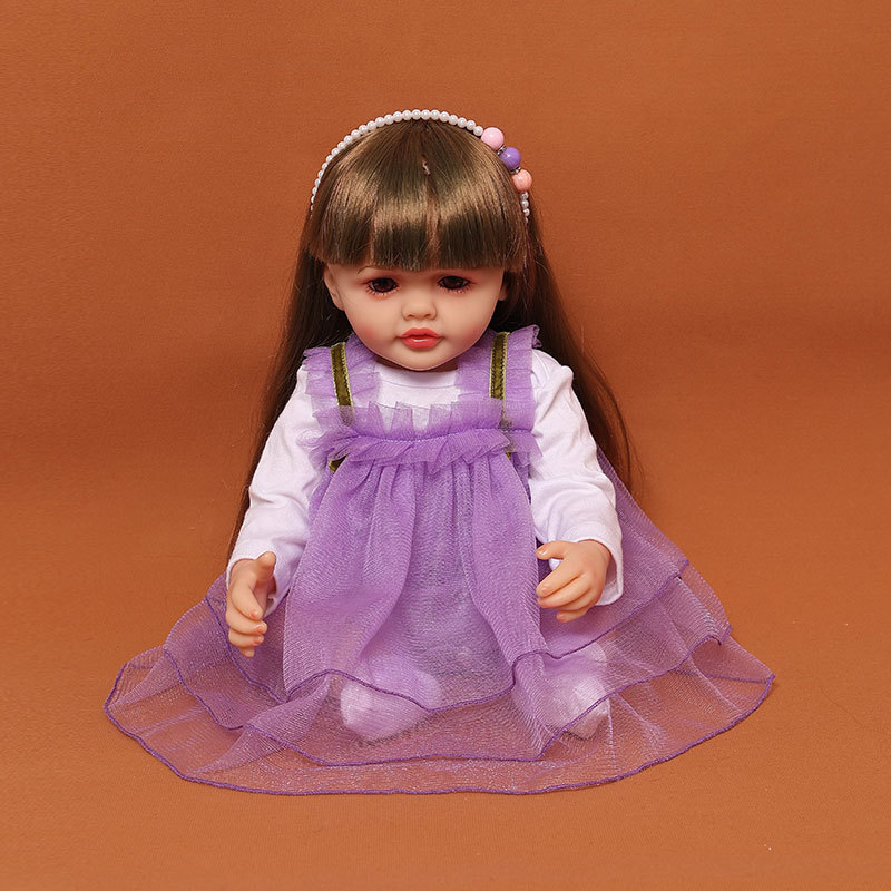 仿真重生娃娃洋娃玩具儿童婴儿宝宝女孩睡眠软胶换装公主跨镜出口详情2