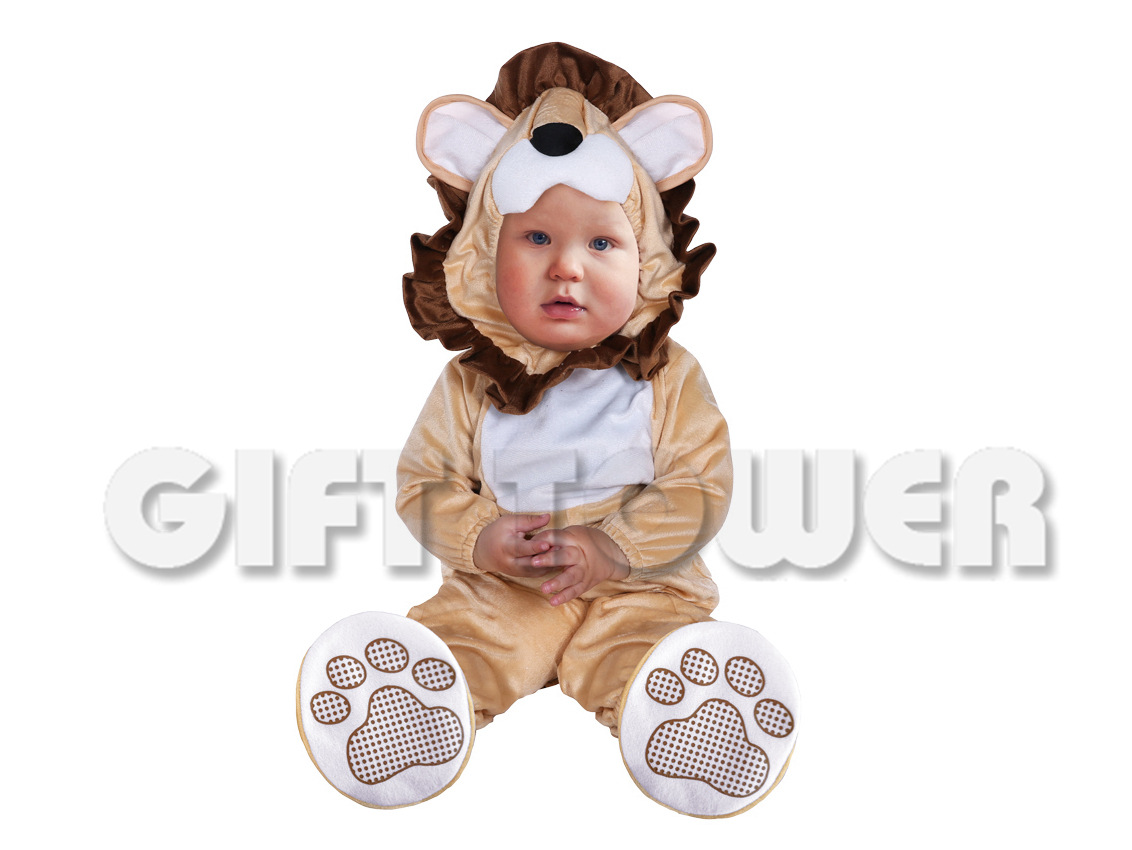 焕佑批发可爱婴儿服装婴儿COS卡通狮子装T-0008可爱小狮子装角色扮演服装万圣节表演服装详情1