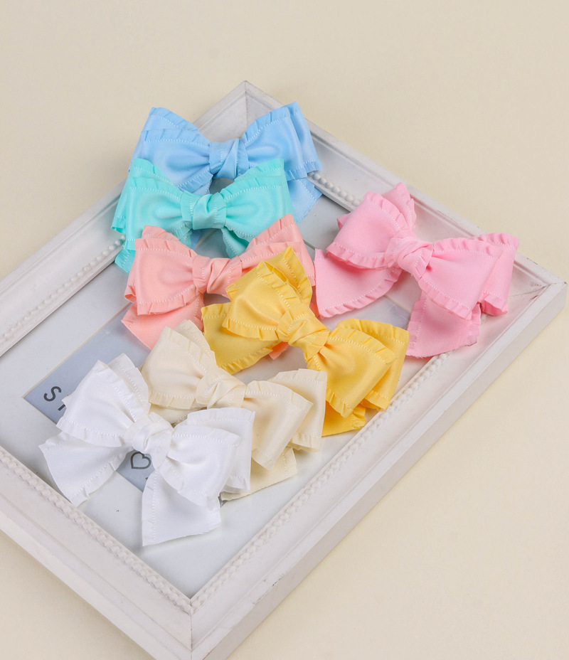 Classic thickened ruffled woven ribbon bow hair accessory clothing high-density wavy ribbon black fungus skirt hem satin ribbon pic 30