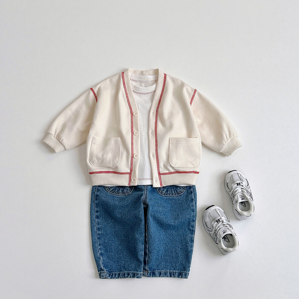 小童短袖T恤2025新款夏季宽松童装ins款时髦中小童夏装短袖上衣详情35