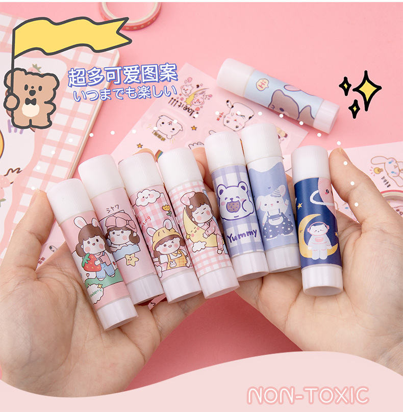 PVA固体胶小号 办公用品固体胶棒9克胶棒粘性好 学生文具热销推荐详情5