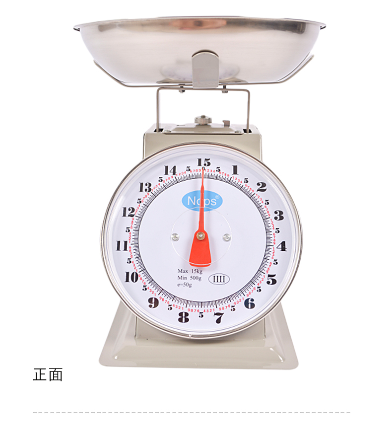 10kg弹簧称机械卖菜秤家用指针公斤称5kg老式托盘称详情16