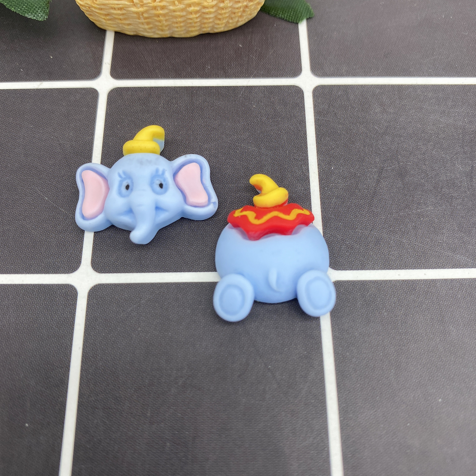 树脂配件饰品帽子贴片史莱姆内放DIY日韩风哑光笑脸厂家直销详情59