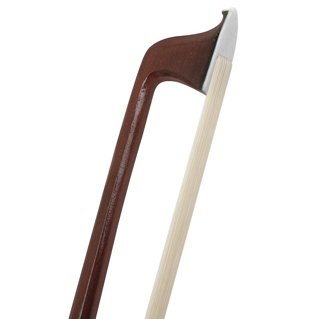 QA-18小提琴琴弓4/4巴西红木琴弓纯马尾乌木白贝银丝羊皮手托琴弓详情17