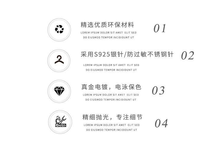 几何多层不规则耳夹韩版小香风珍珠耳环时尚简约超仙女生耳圈批发详情1
