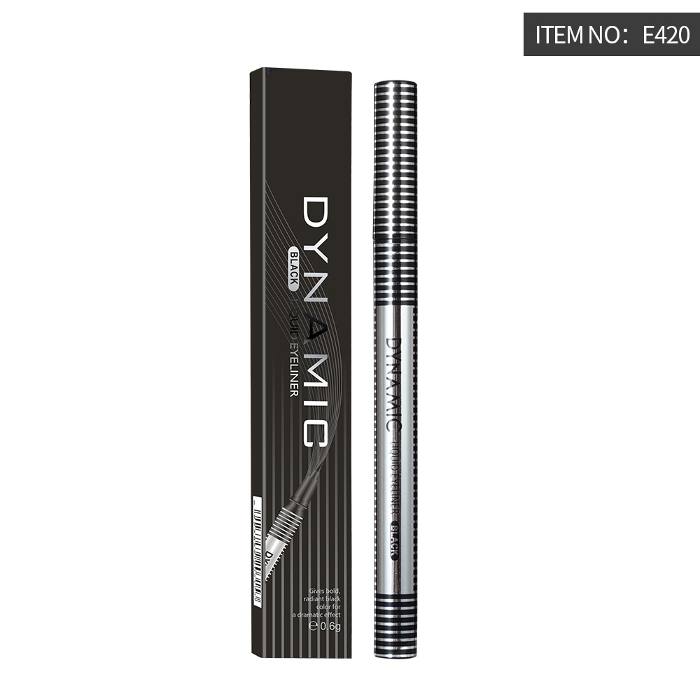 MENOW non-smudging and non-fading eyeliner liquid pen, quick-drying, waterproof and long-lasting black liquid fine tip eyeliner pen pic 4