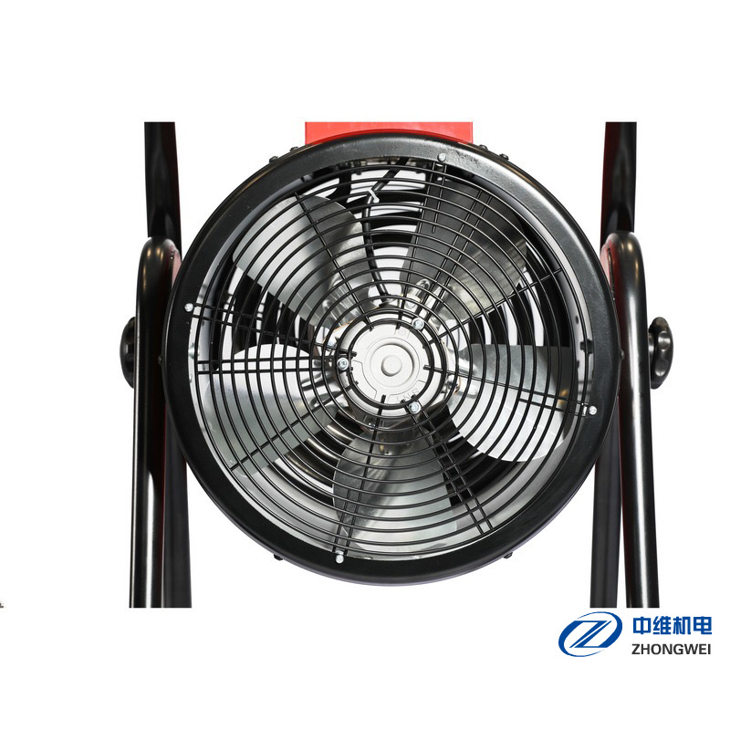 跨境外贸15KW380V三相电工业大功率暖风机取暖器推车 移动热风机详情3