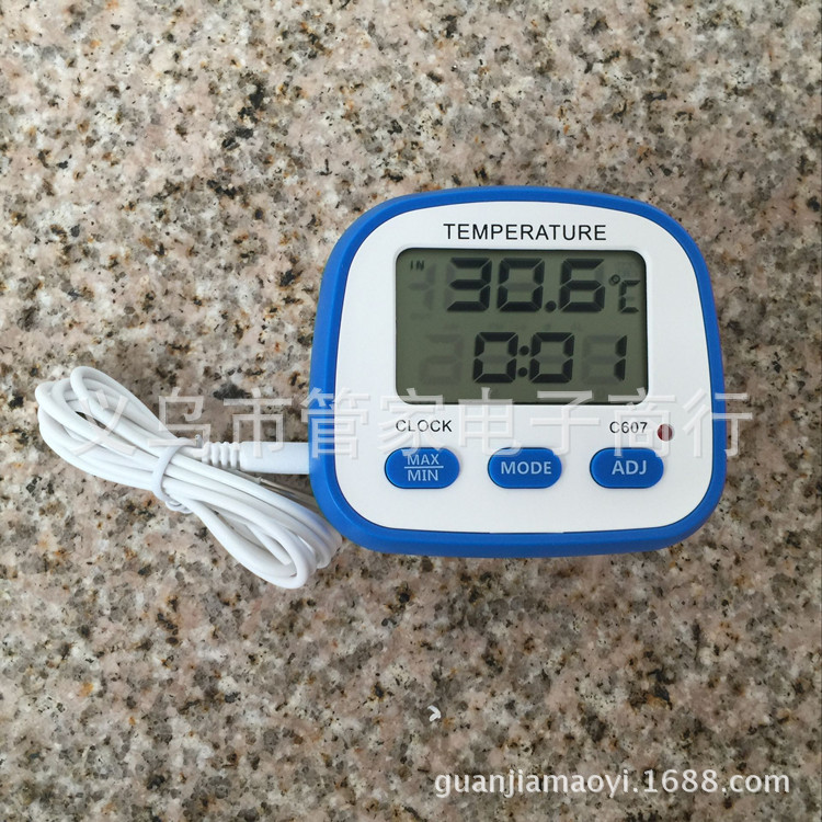 The new large-screen display alarm thermometer and electronic thermometer alarm can be equipped with high and low temperature brackets pic 7