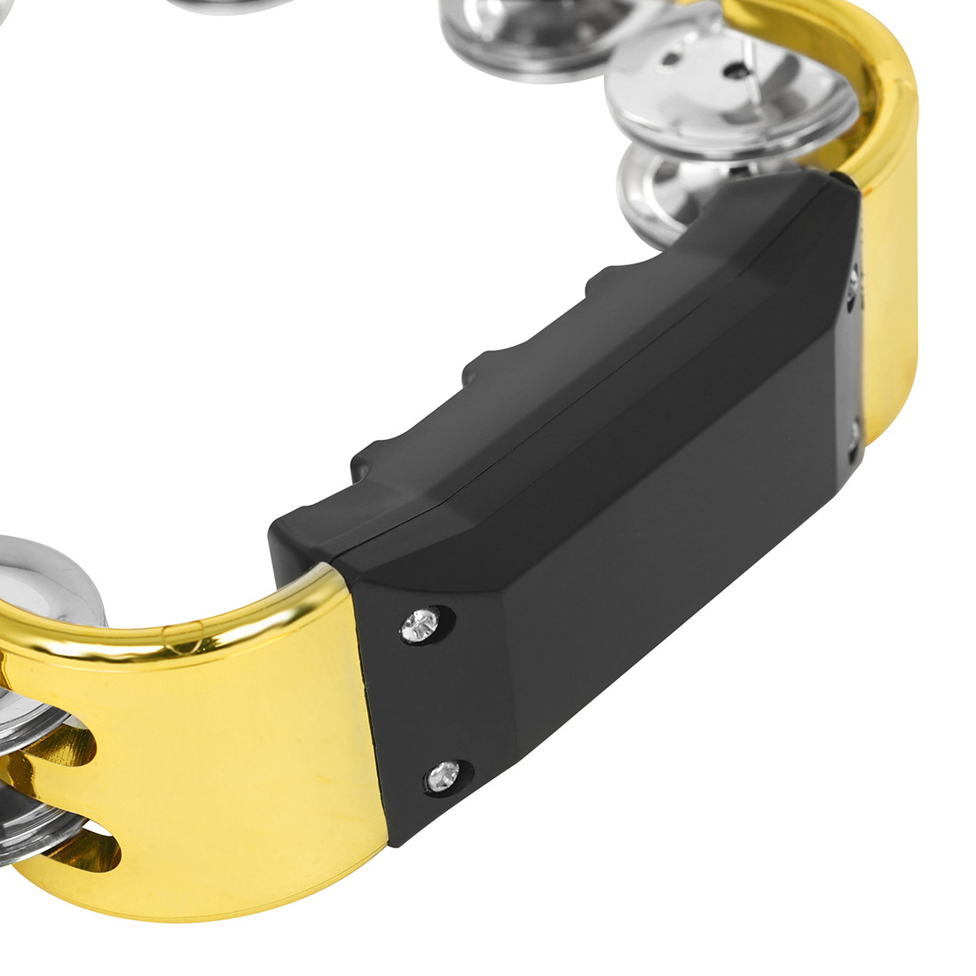 奥尔夫双排铃梅花双层手摇铃ABS花鼓圈KTV铃鼓儿童早教玩具花铃圈详情11