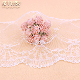 34色现货花边 电商爆款4.5CM无弹蕾丝花边 米字蕾丝边diy服装辅料详情4