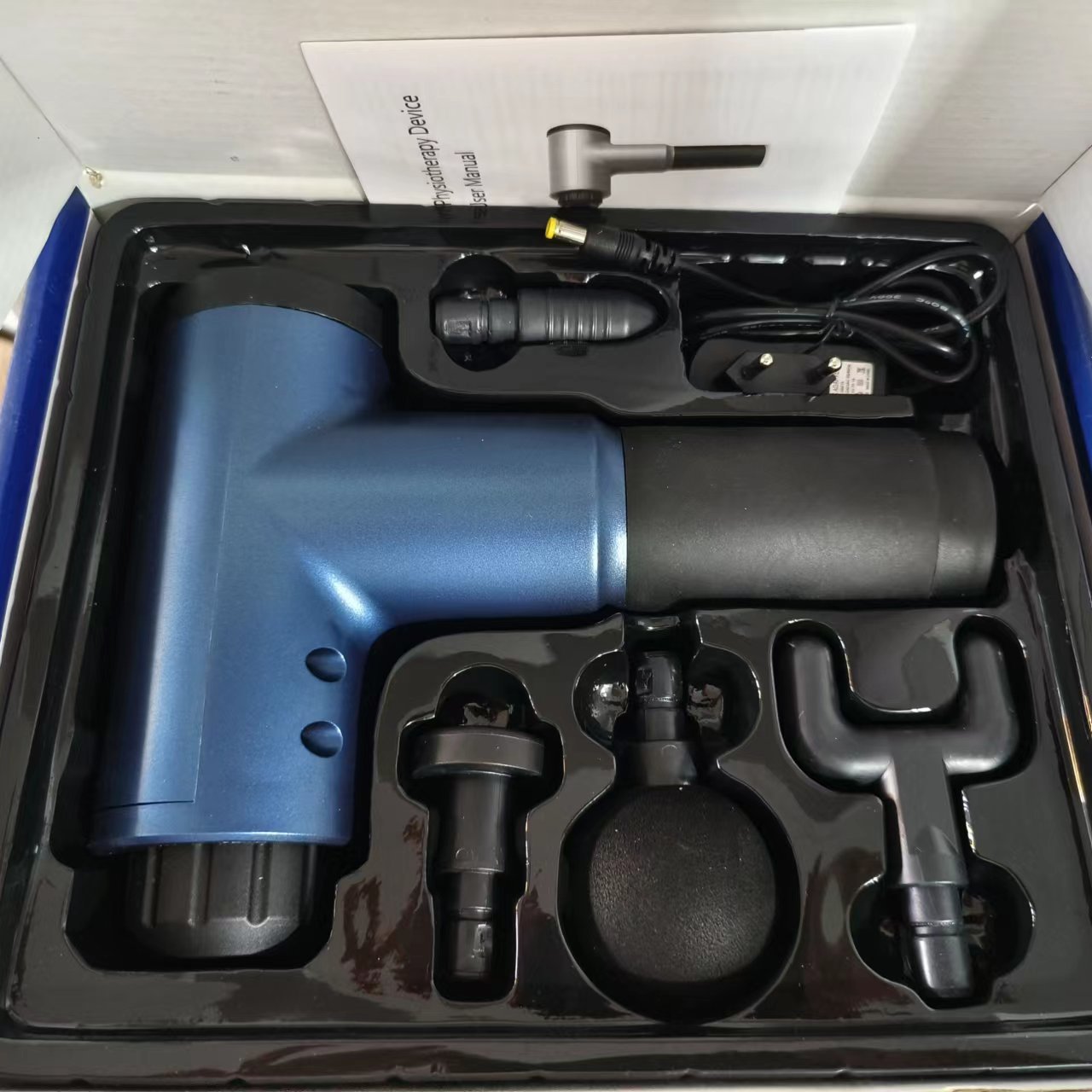 Cross-border electric massage gun, muscle relaxer, impact gun, portable vibrating fascia gun, electric massage fascia gun pic 20