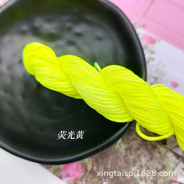 diy jewelry thread AB, Taiwan jade thread, colorful jewelry, nylon thread, jade bracelet, braided rope, 1mm jade thread wholesale pic 38