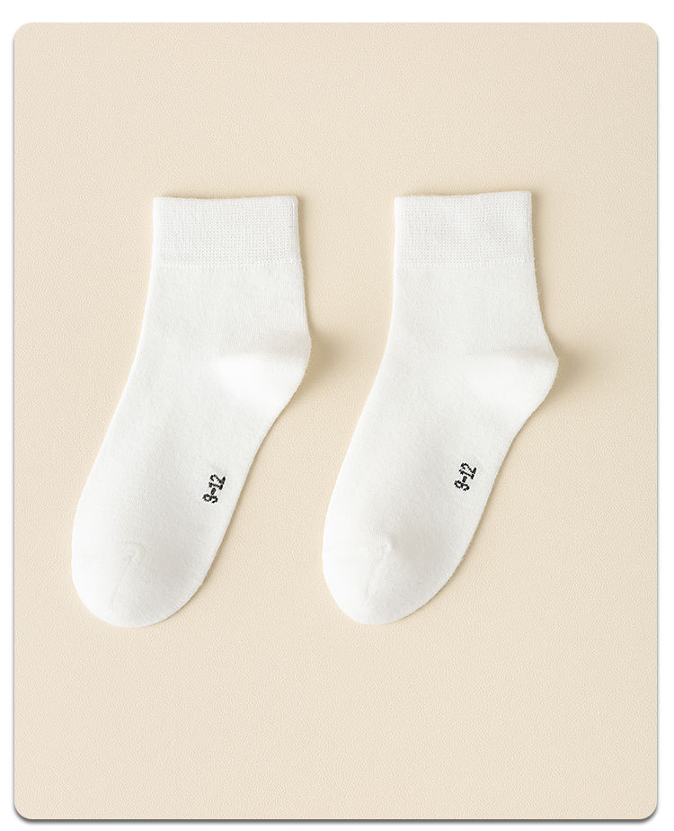 Calcetines stand one piece para el cabello calcetines de verano para niños calcetines blancos de algodón calcetines para niños y niñas calcetines para estudiantes primavera/otoño calcetines blancos versátiles medias medias one piece para el cabello pic 12