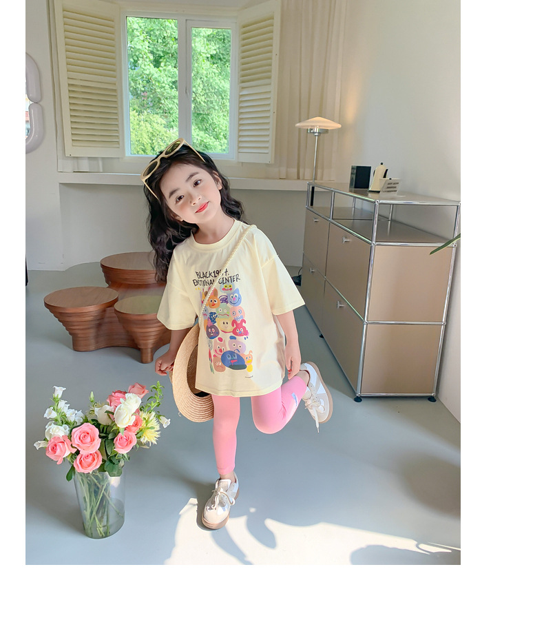 女童夏装2024新款短袖T恤儿童衣服女宝宝体恤上衣夏季打底衫童装详情7