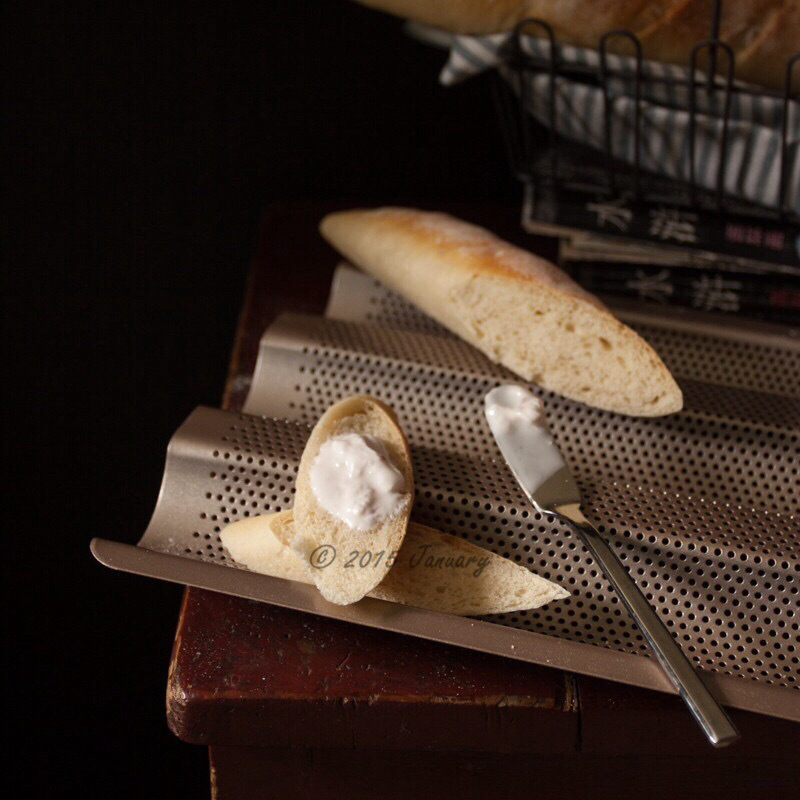 金色法棍模具不粘3槽大号法棒模亚马逊波浪法条式长条面包烤盘架详情10