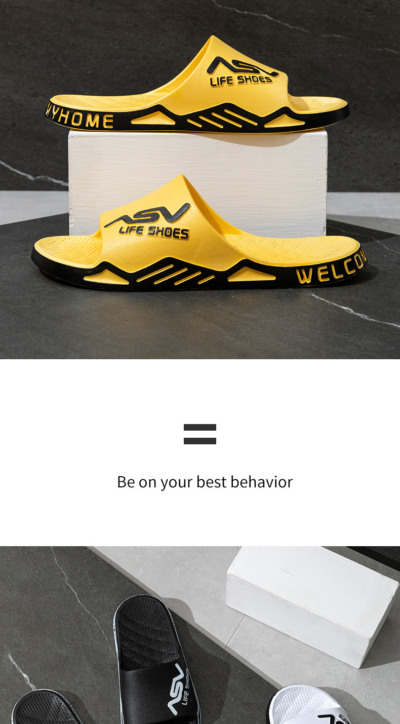 红鹤踩屎感拖鞋男PVC防滑凉拖鞋家居浴室拖鞋浴室拖简约居家凉拖详情16