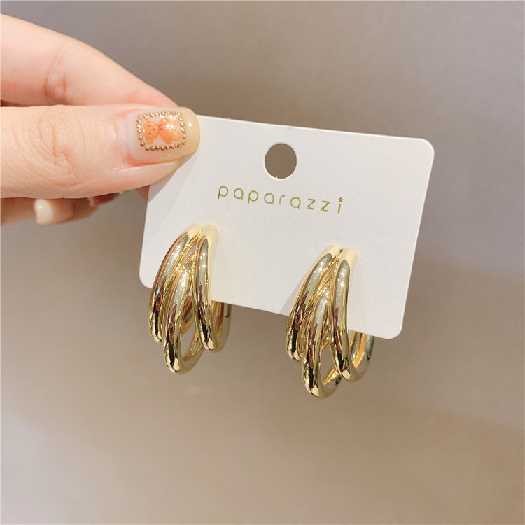 925银针复古耳环几何金属耳钉小众气质高级感爆款百搭耳饰批发详情32