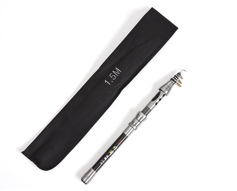 27593 LEO/ Leou [Kuanghu Sea Fishing Rod] Carbon Ultra-Short Mini Sea Fishing Rod with retracted handle for casting pic 13