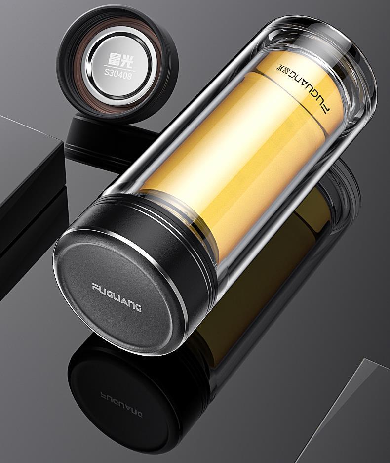 富光双层玻璃杯泡茶杯防爆水杯子耐高温隔热个人专用保温男女杯子详情24