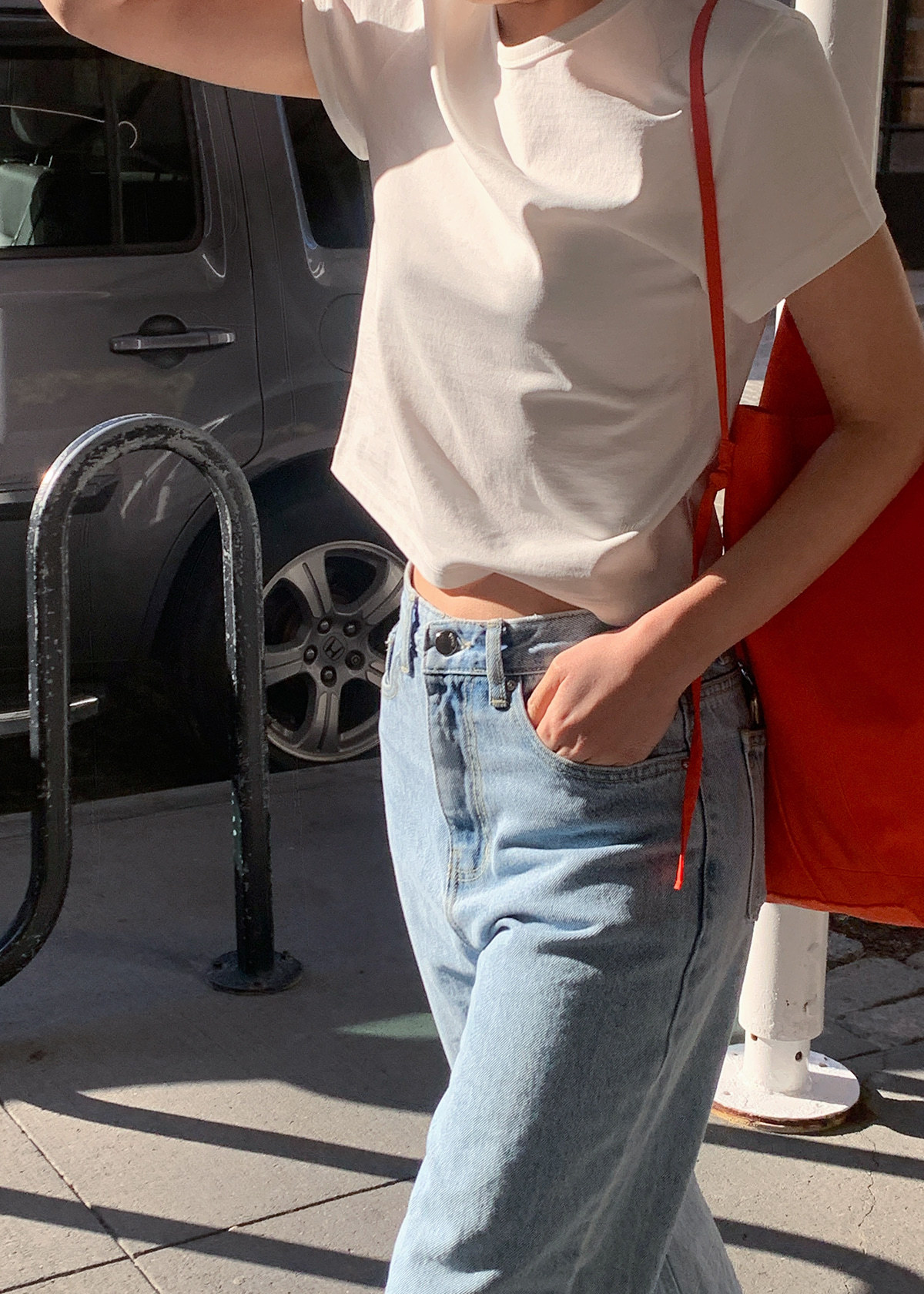 Pure cotton off-the-shoulder embroidered short-sleeved T-shirt for women, 2025 summer solid color casual style, Han Dongdaemun base layer ha*g pic 40