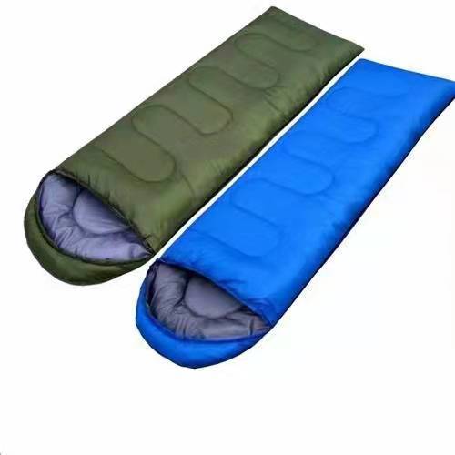Outdoor spring, autumn and winter warm camping sleeping bags, travel camping outdoor multi-color and multi-specification envelope with cap sleeping bags pic 8