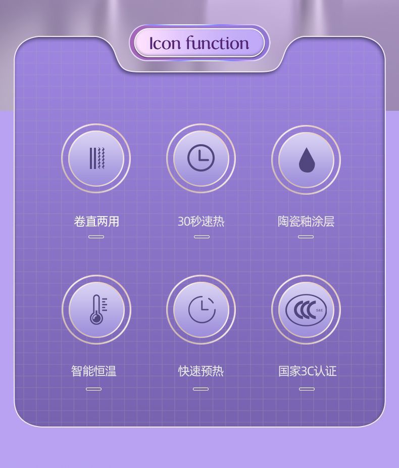 Mini curling irons, straight hair straightening irons, student dormitory perming and straightening small irons, bangs, inner buckle magic tools pic 3