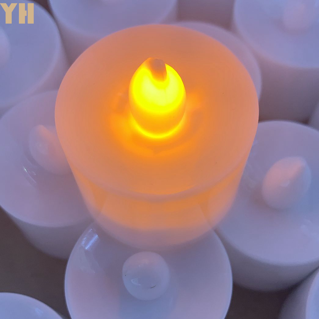 LED light round heart-shaped electronic candle creative birthday proposal decoration magic tool scene decoration confession prop Romantic candle supplies pic 5