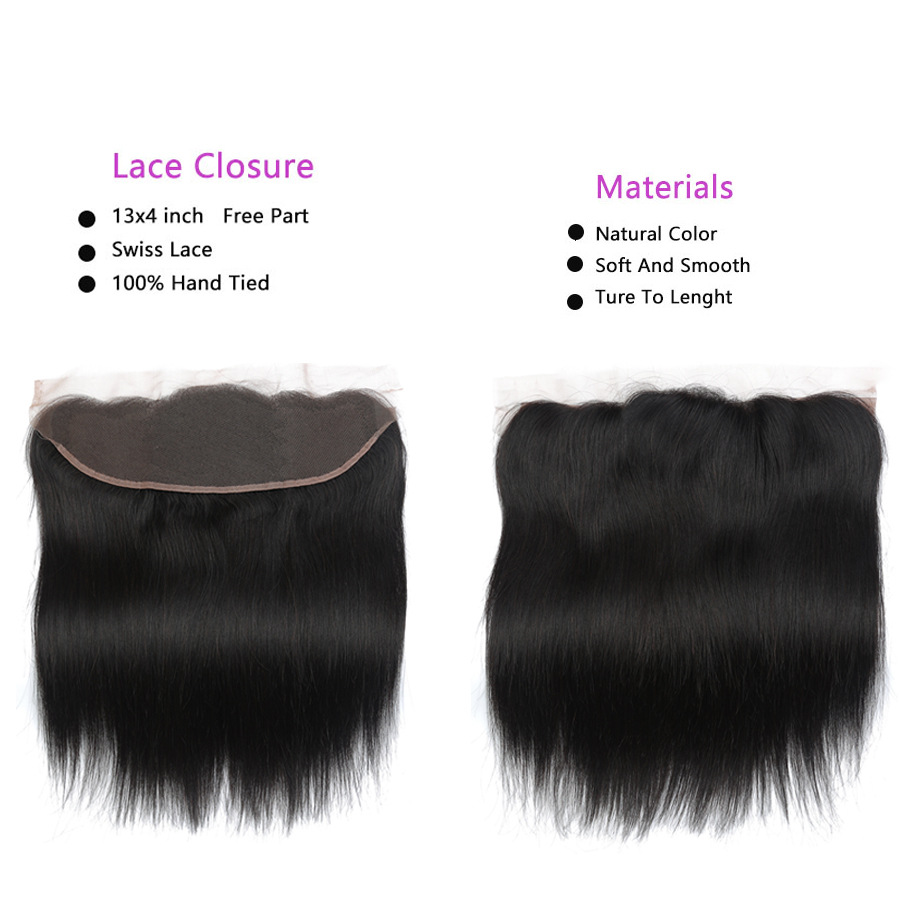 Wholesale of Straight hair extensions and wigs, pick a natural human hair strand Straight wave hair curtain pic 7