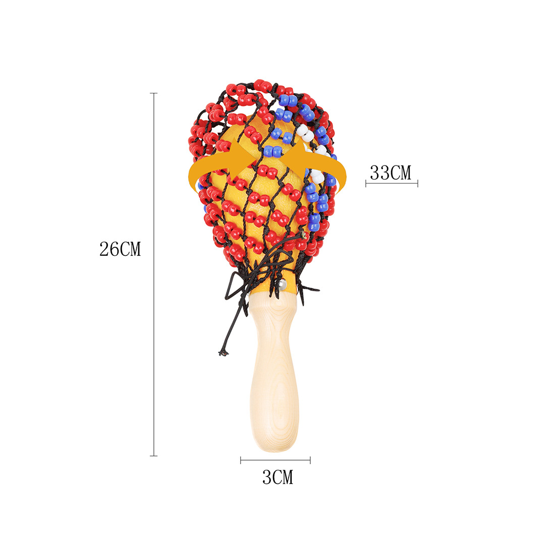 Percussion instruments: bead net sandhammer, ABS hand-cranked sandhammer, early education music toys, sandhammer band, KTV atmosphere, sandball pic 2