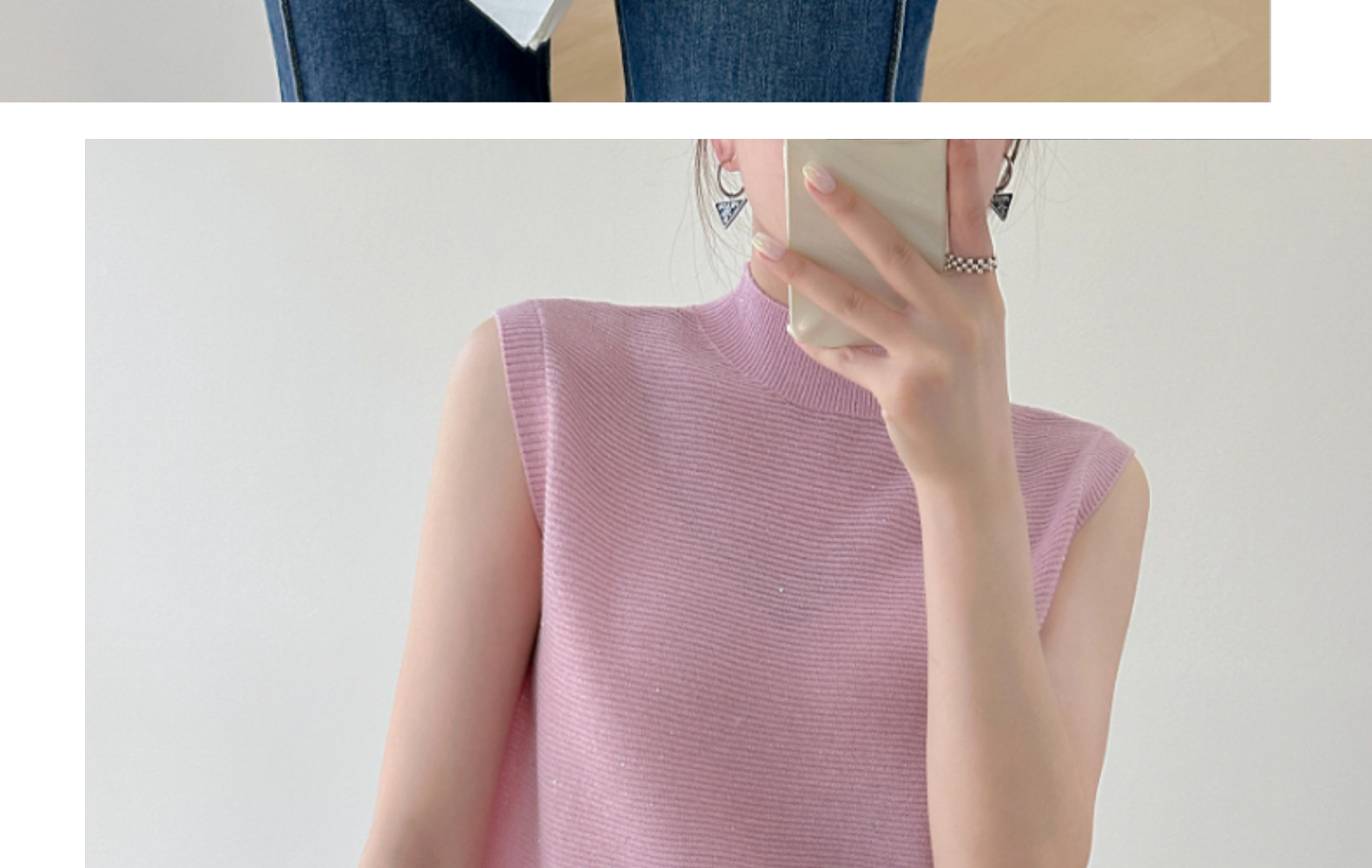 马甲毛衣女装2023年秋季新款无袖背心羊毛衫女士半高领针织衫羊毛详情31