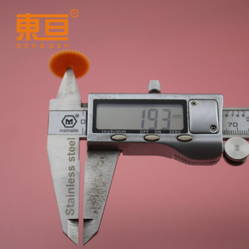 382A soft orange-red soft tooth plate, single-layer gear with soft rubber, easy to insert and pull, toy gear pic 2