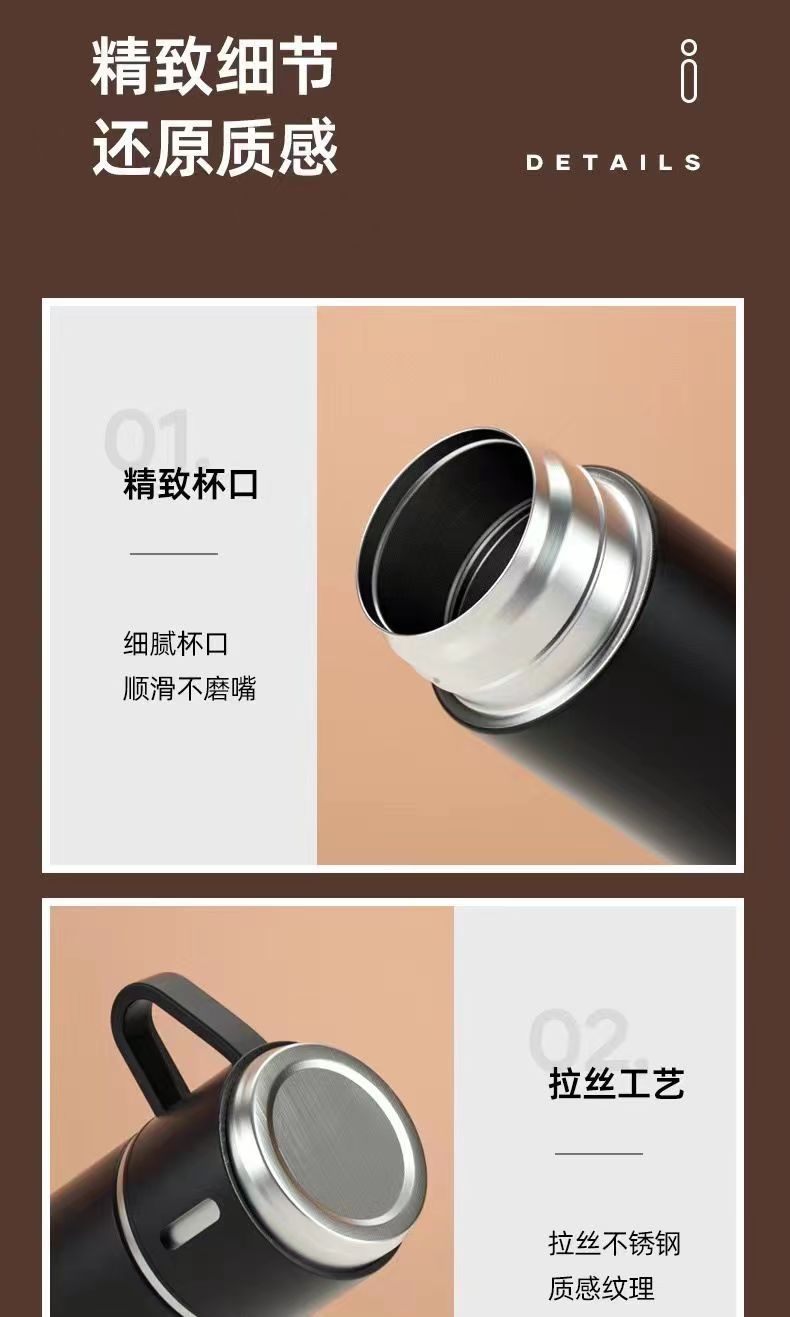大容量一杯三盖304不锈钢保温杯儿童高档礼品盒装水杯批发印logo详情20
