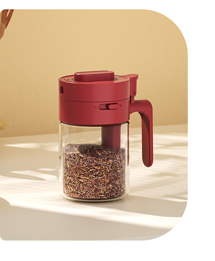 高端调料盒家用厨房调理罐佐料罐盐味精收纳盒撒调料密封防潮瓶罐详情38