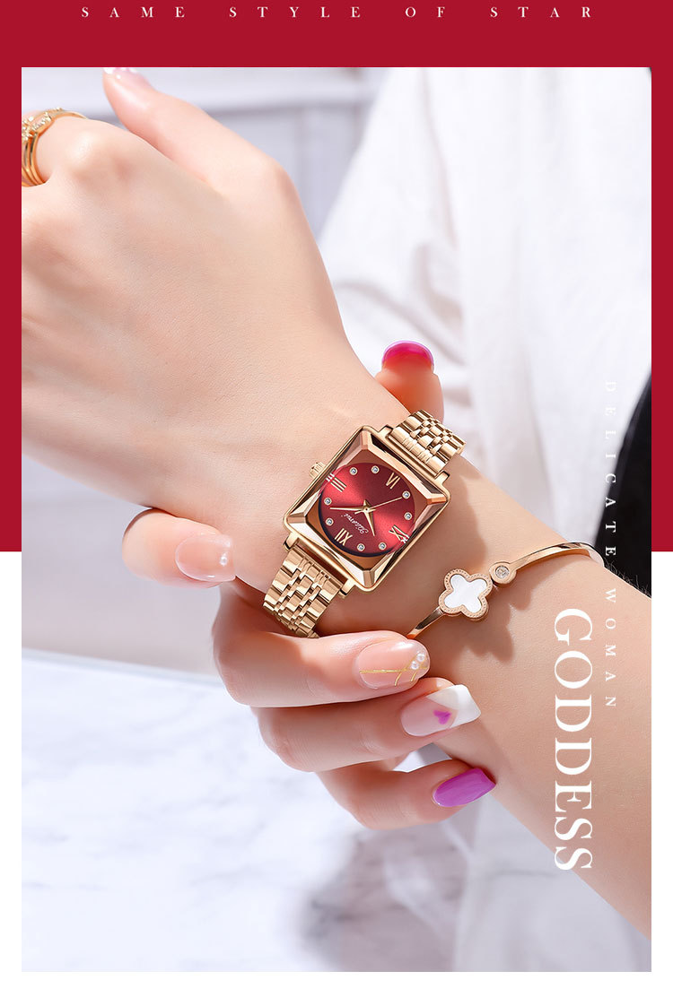 一件代发直播爆款2024时尚钢带女表石英表女士跨境热卖防水手表详情23