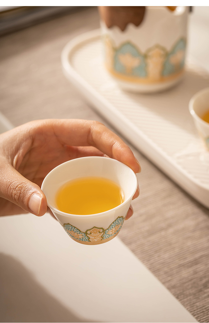 Travel Kung Fu tea set, portable storage bag, outdoor business trip camping, quick guest cup, teapot and tea drinking equipment pic 14