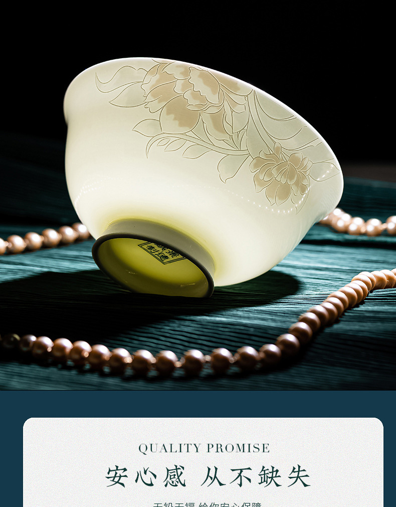 Jingdezhen tableware Set, complete gift box, simple home, light luxury, joy of moving house, beauty of the city, one-piece consignment pic 12