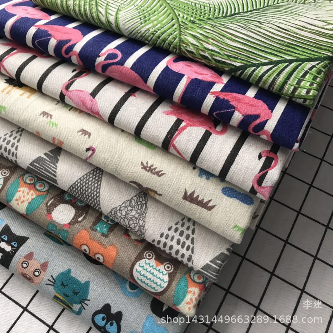 Jianxiang Textile Factory supplies linen printed Nordic-style tablecloths, cushions, aprons and storage bags, which can be made into PE film pic 73
