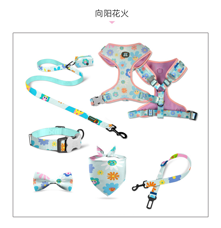 跨境新品时尚印花领结宠物配饰猫狗蝴蝶结装饰宠物猫狗节日礼品详情10