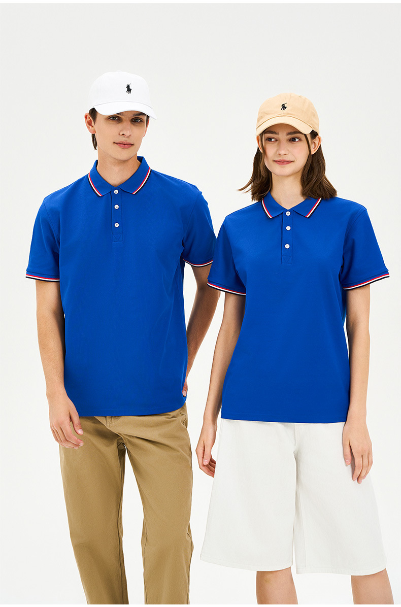 广告衫印字夏季翻领短袖polo衫文化衫绣字团体服企业工作服印logo详情18