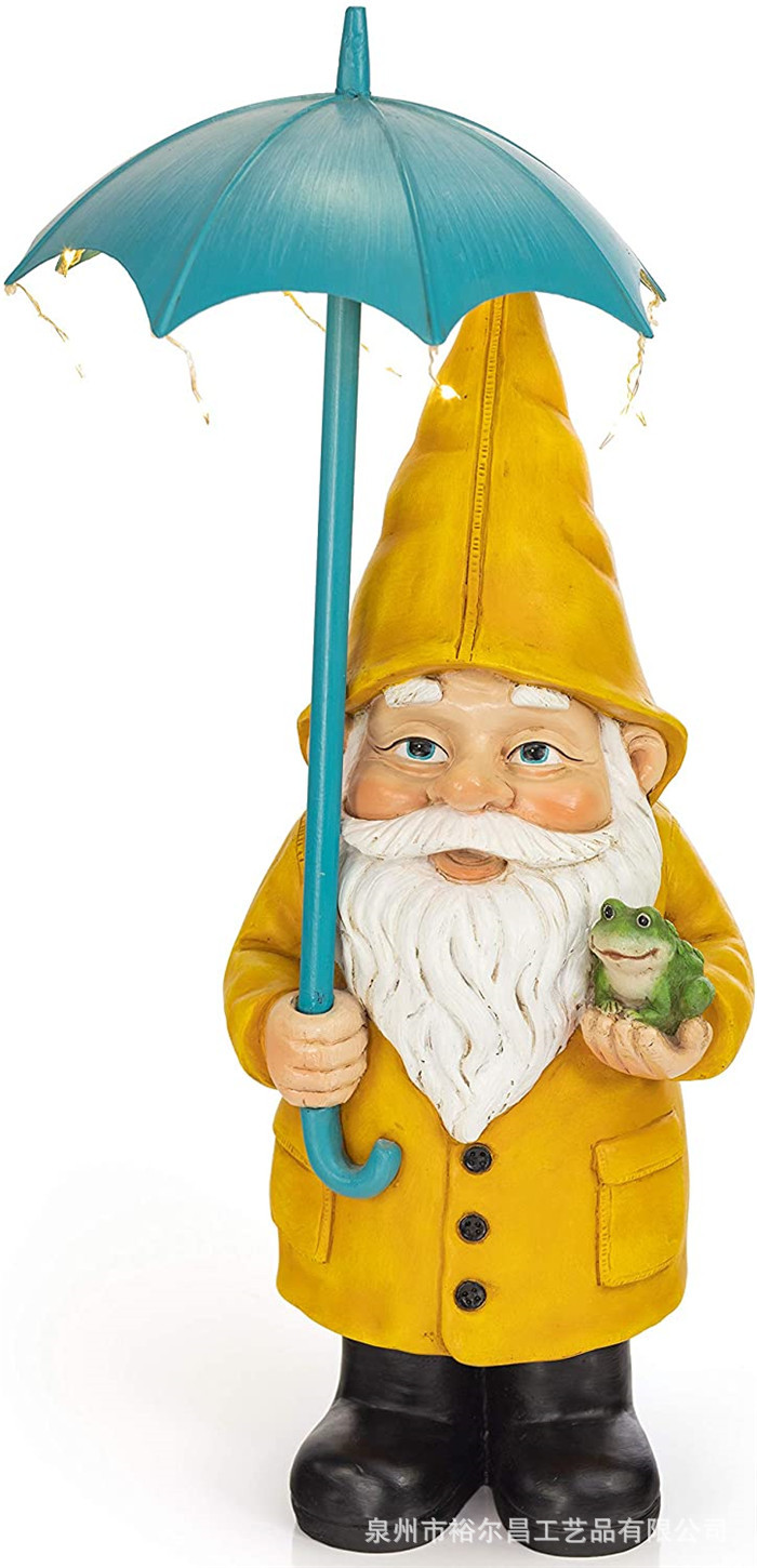 Owl rain gauge outdoor small statue Rain level gauge lawn courtyard garden decoration resin rainproof little dwarf pic 8