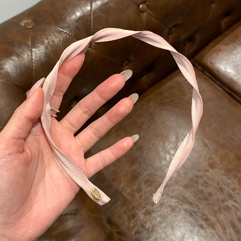 一款两戴！章若楠同款手工丝带螺旋发箍女不勒头扭扭纹压发头箍详情10