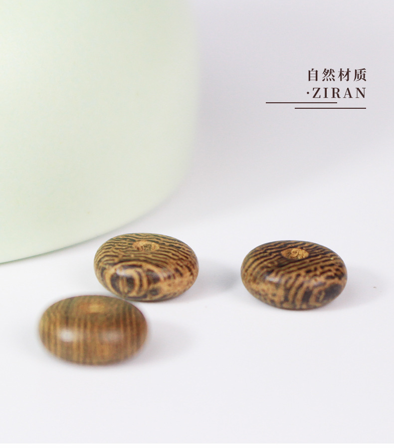 鸡翅木隔片药片3*8MM散珠木垫片DIY佛珠念珠配件隔珠材料文玩饰品详情3