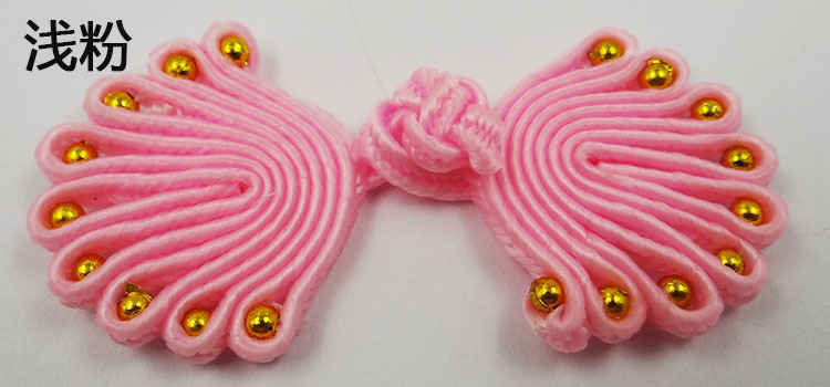 Direct sales of retro cheongsams with nine beads, bead plate buttons, wedding invitations, home Hanfu head flower decorations, butterfly flower buttons pic 12