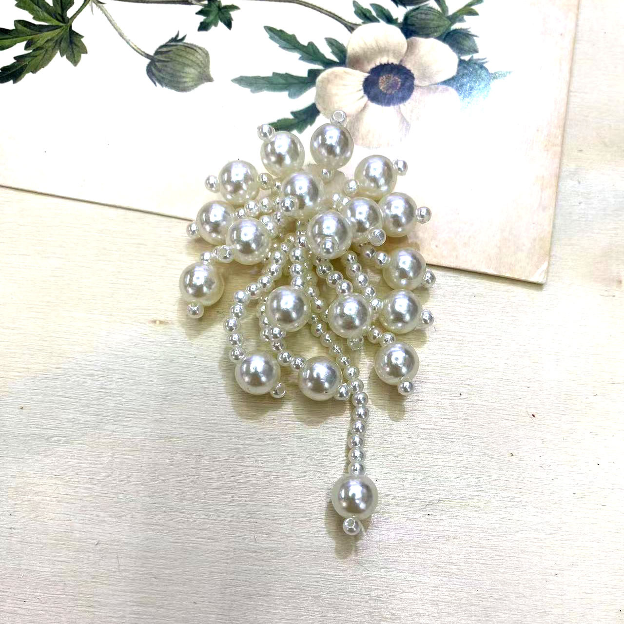 手工串珠辅料配件半成品材料胸针配件发饰头饰配件详情4