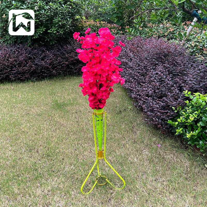 Wedding welcome corridor flower stand, passageway flower basket, rose iron basket, small cultural scene decoration props, basket supplies pic 29