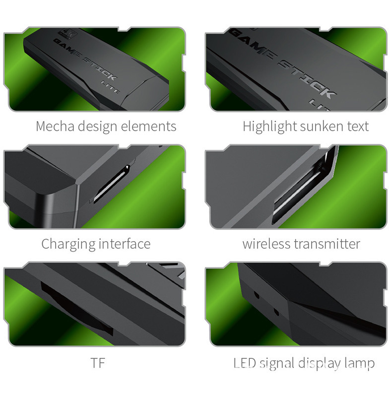 M8电视游戏机 家用双人竞技街机 无线双手柄PSP体验 高清画质 附赠剃须刀套装详情6
