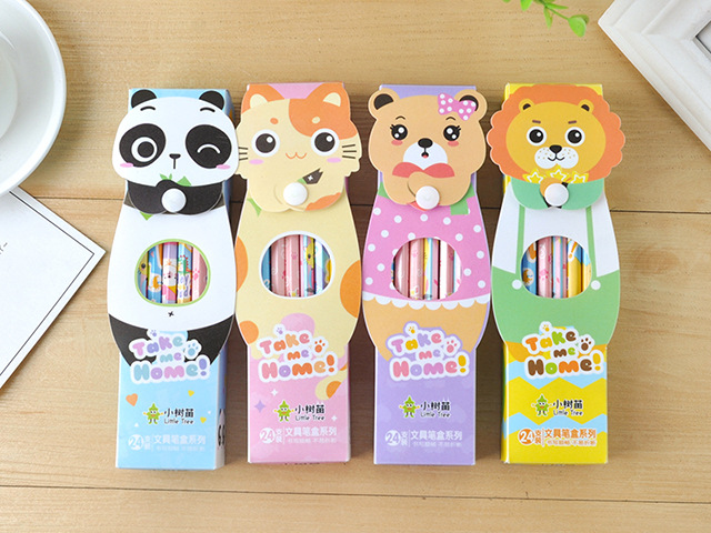Boxed sapling pencil set, student eco-friendly HB pencils, student stationery pencils, school supplies wholesale pic 1